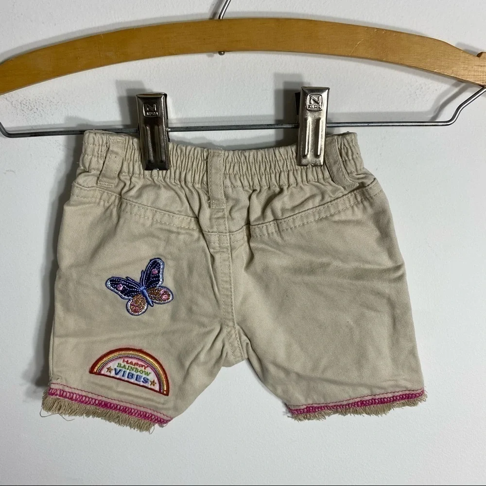 Children’s Place Patch Frayed Hem Shorts 6-9 mos